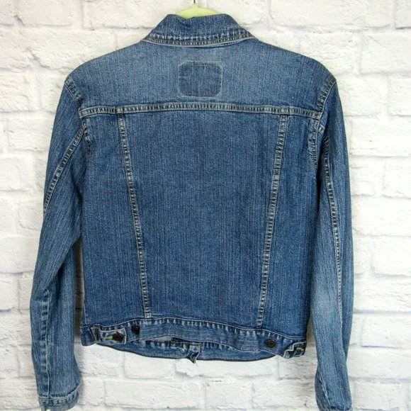 Levi's Women's Denim Trucker Jacket Button Down Size SMALL - Picture 3 of 9